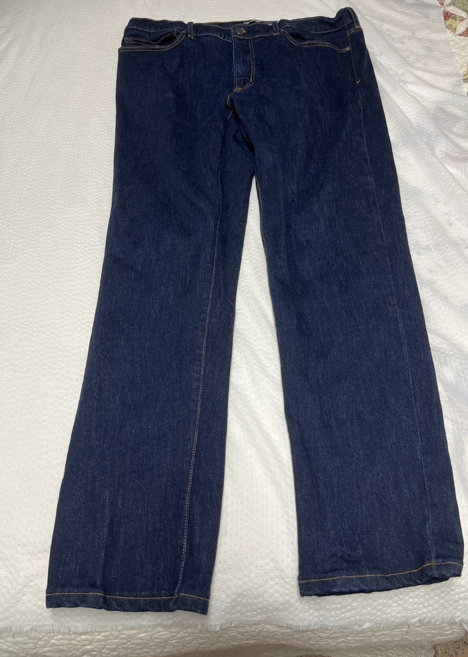 Lands End Square Rigger men's 5 pocket stretch jeans 38X34 NWOT